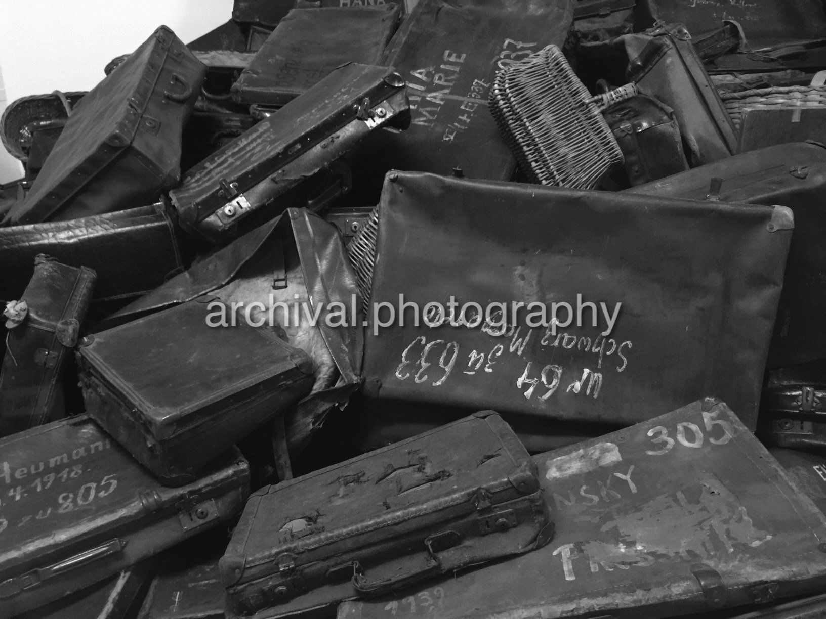 SUITCASES - Auschwitz Concentration Camp -