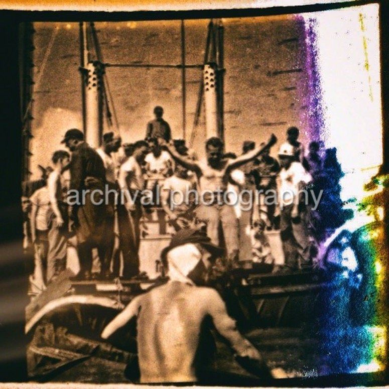 Candid WWII Photos Of GI's From All Sides - US NAVY pollywog initiation - the Line Crossing Ceremony,