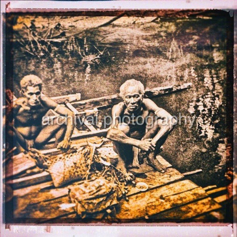 Candid WWII Photos Of GI's From All Sides - NATIVE EASTERN ISLANDERS