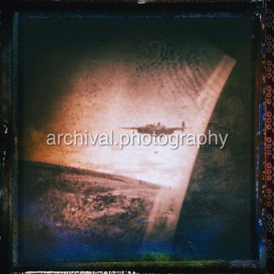 BOMBER IN FLIGHT - Candid WWII Photos Of GI's From All Sides