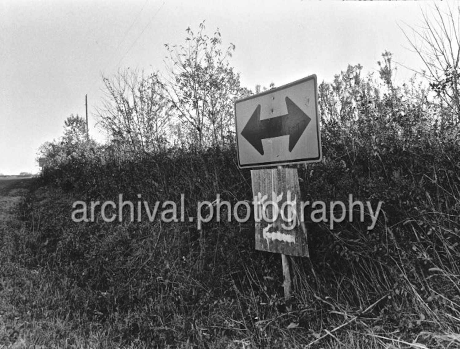 Ku Klux Klan - ROAD SIGN POINTING THE WAY TO KKK RALLY