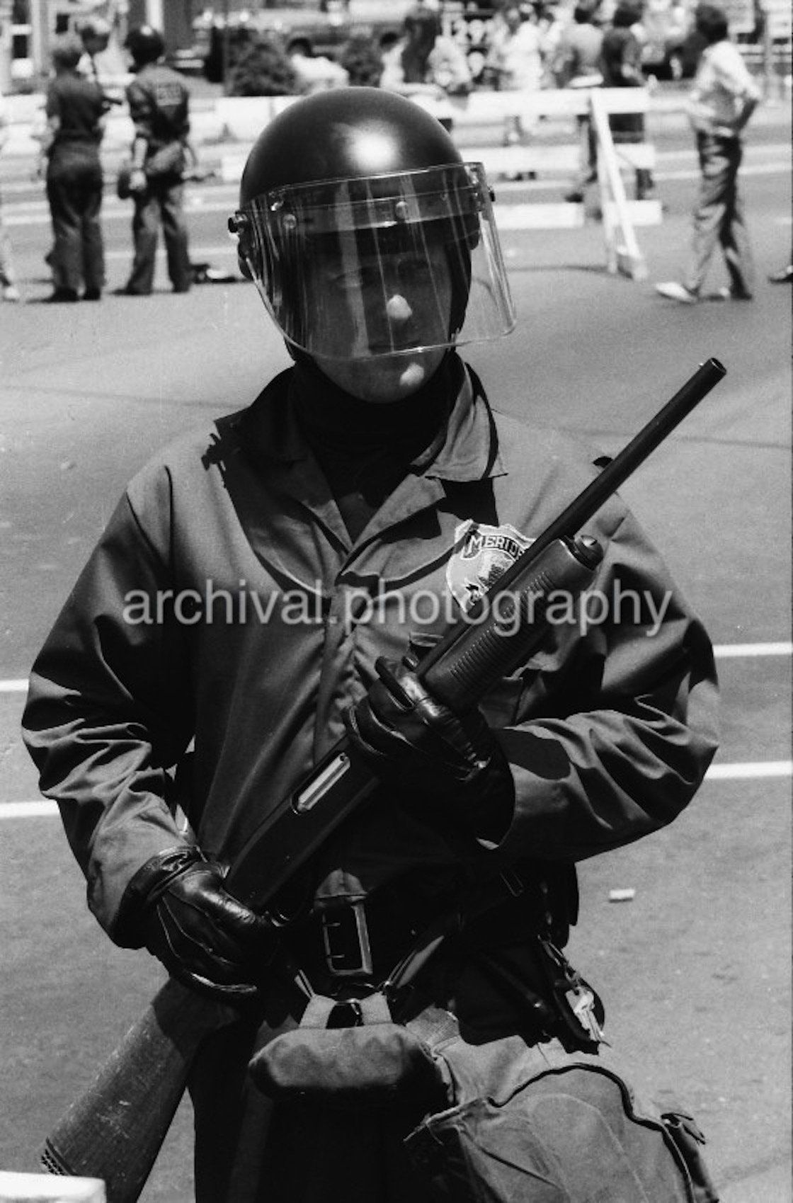 Riot police officer