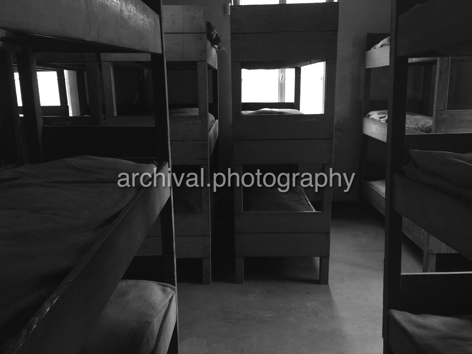 BUNKS - Boarding rooms in Auschwitz - Auschwitz Concentration Camp -