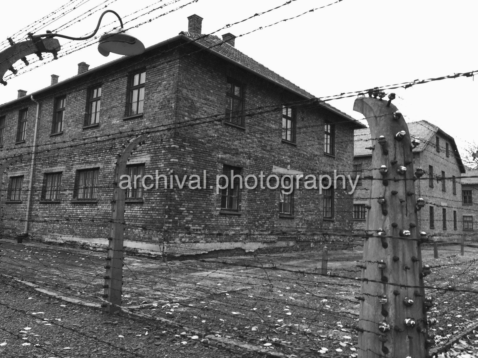 Concentration camp building - Auschwitz Concentration Camp -