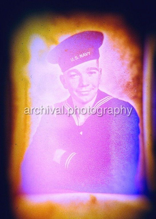 Portrait of young US navy officer - Candid WWII Photos Of GI's From All Sides