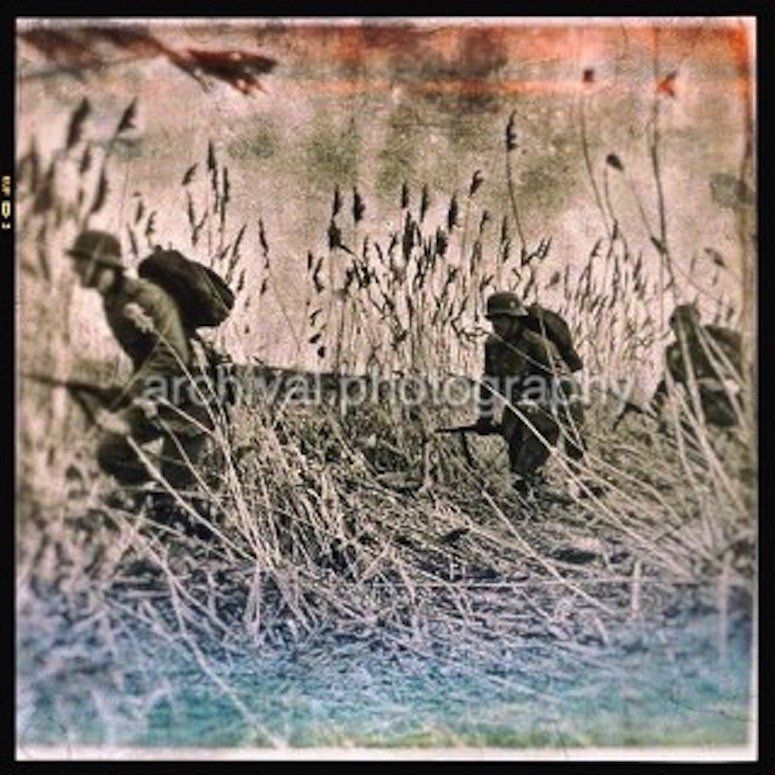 Candid WWII Photos Of GI's From All Sides - NAZI GERMAN Soldiers RUNNING through brush