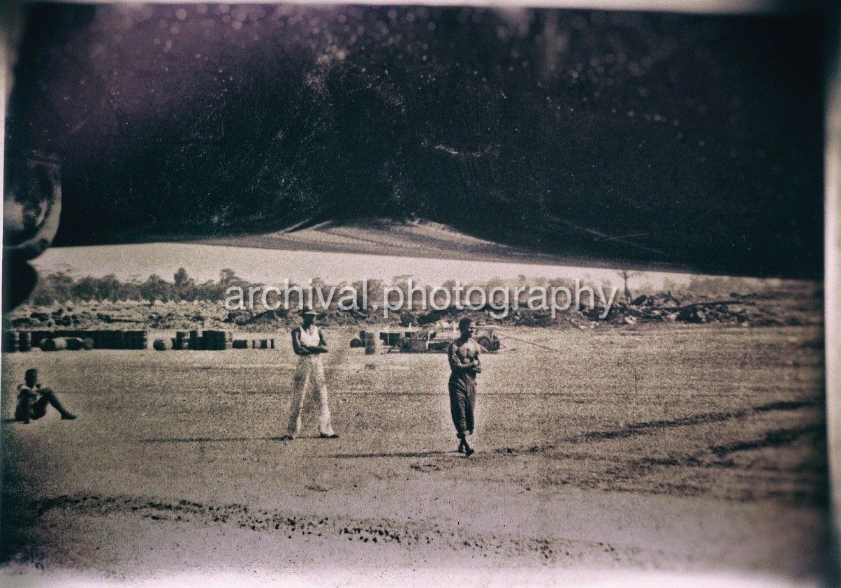 Candid WWII Photos Of GI's From All Sides - US ARMY AIR FORCE AIRFIELD
