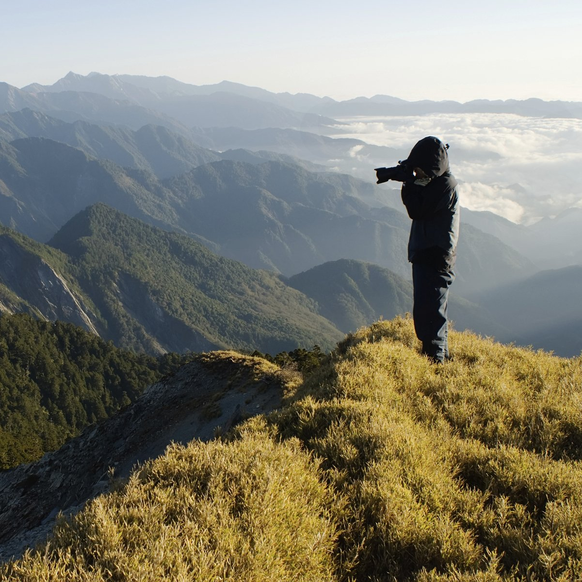 Auf Berg mit Fernsicht Auf Berg mit Fernsicht