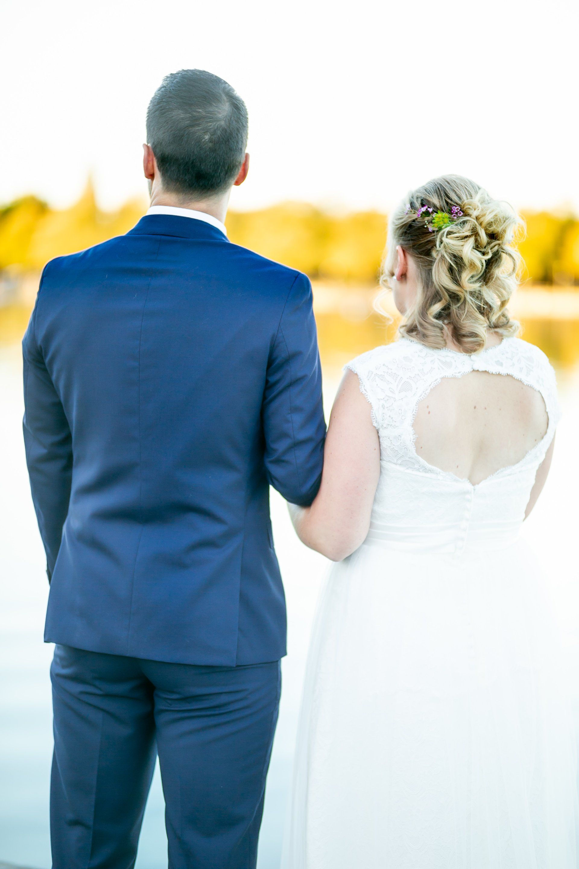 Hochzeit, Bad Nenndorf, Foto, Rod Enberg, Hannover, Sommer, Brautpaar, Farbe, Bootssteeg, Steeg