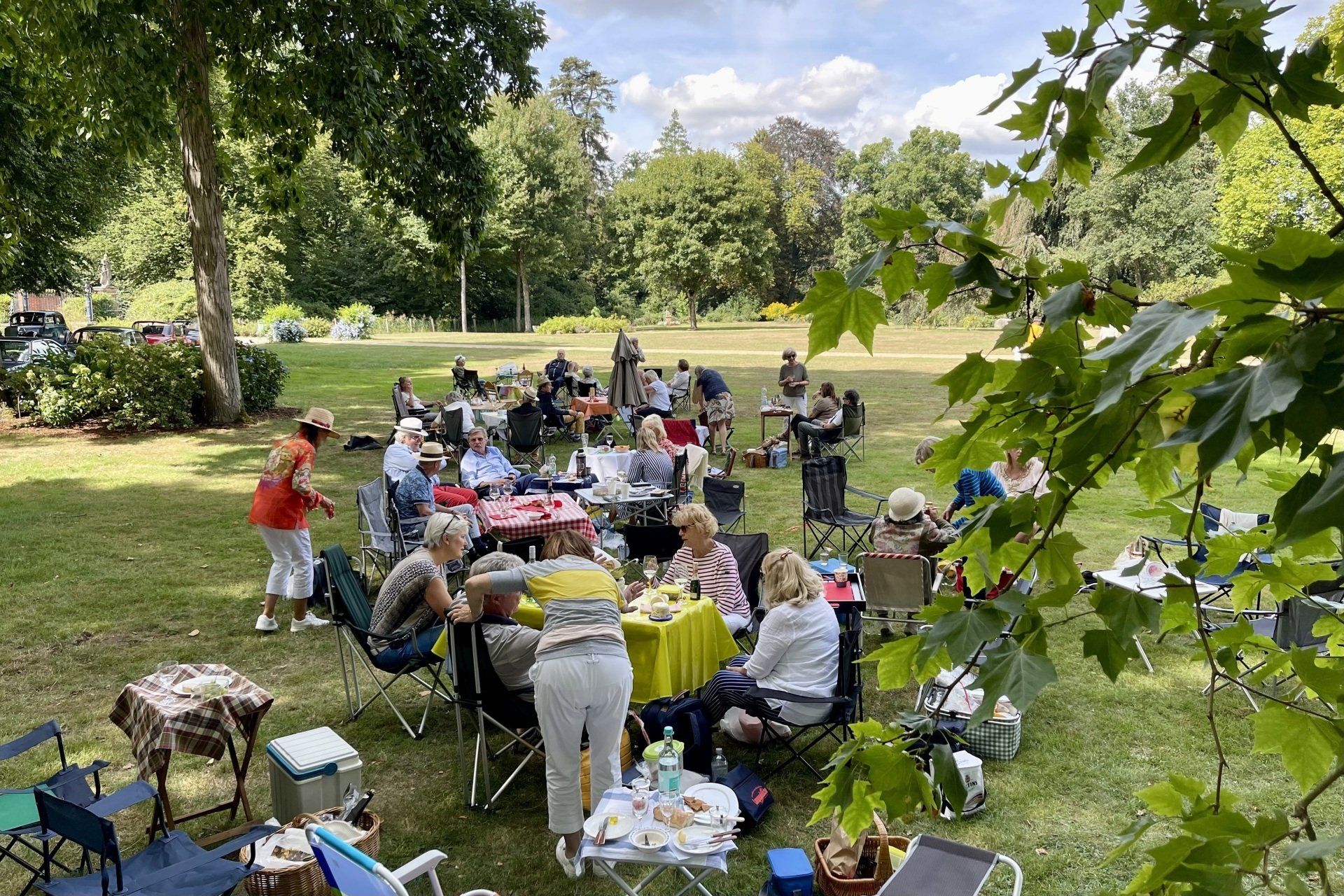 Picknick im Schlossgarten von Lembeck 2022