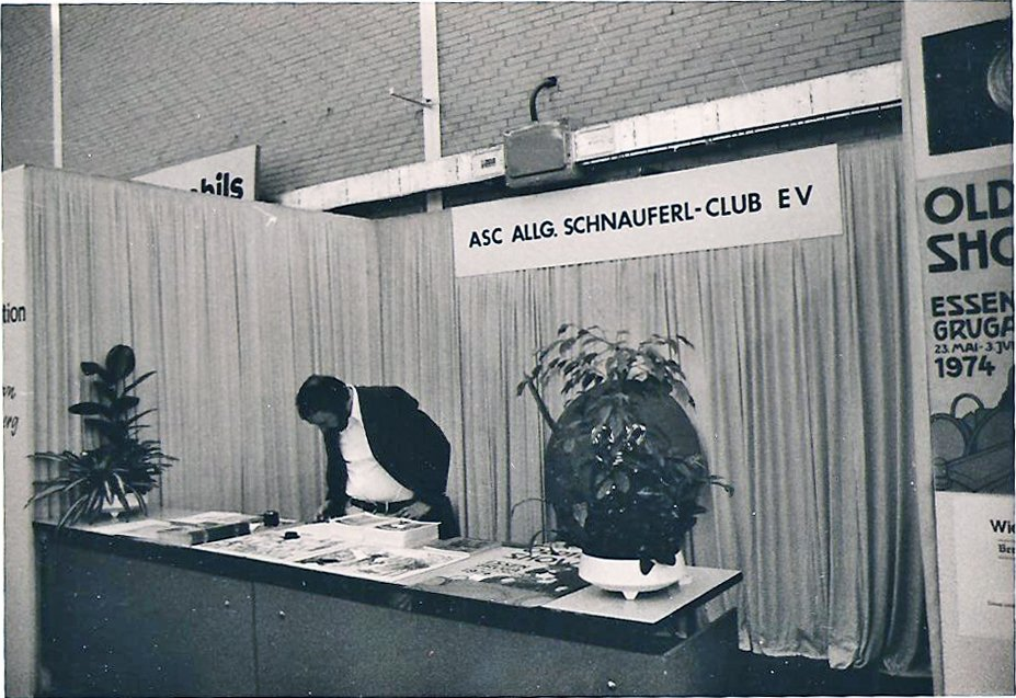Messestand des ASC von 1974