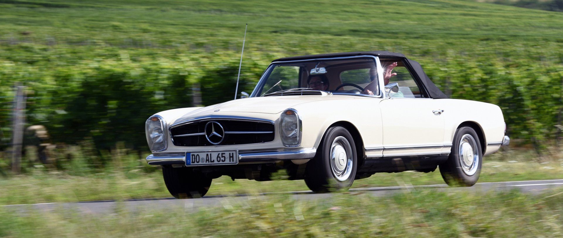 Mercedes SL bei der Moselfahrt 2019
