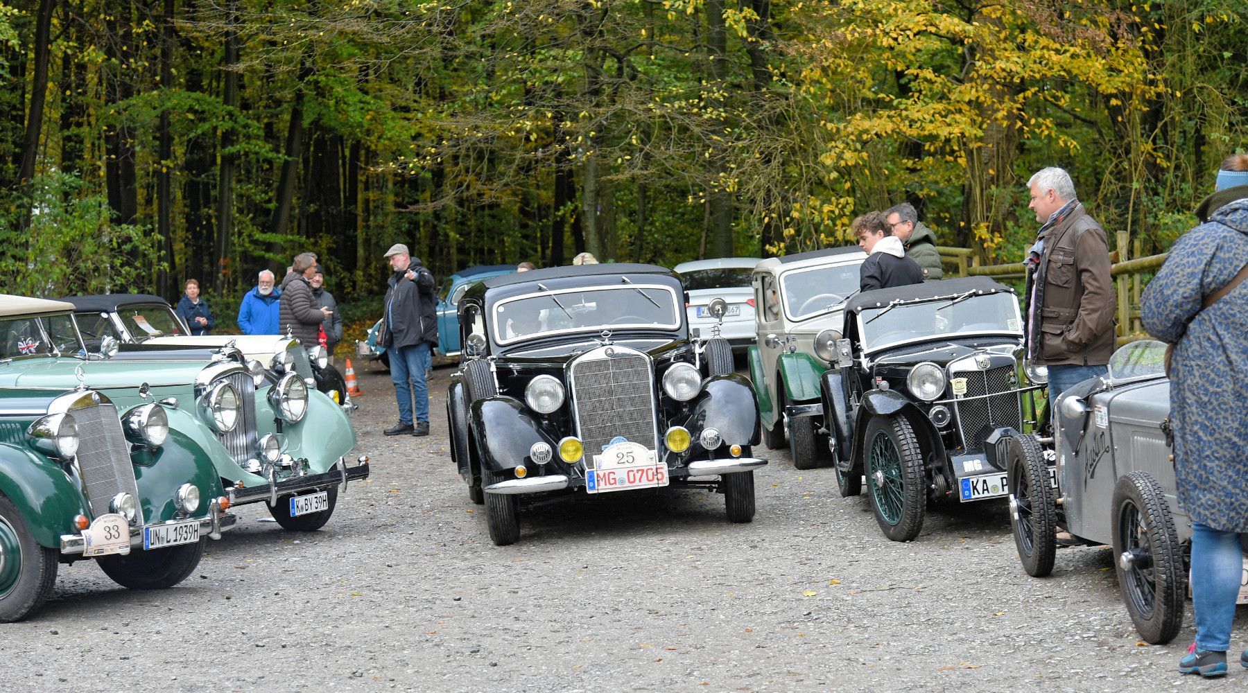 Fahrzeuge beim Jubiläum 100 Jahre Hohensyburg Rundkurs