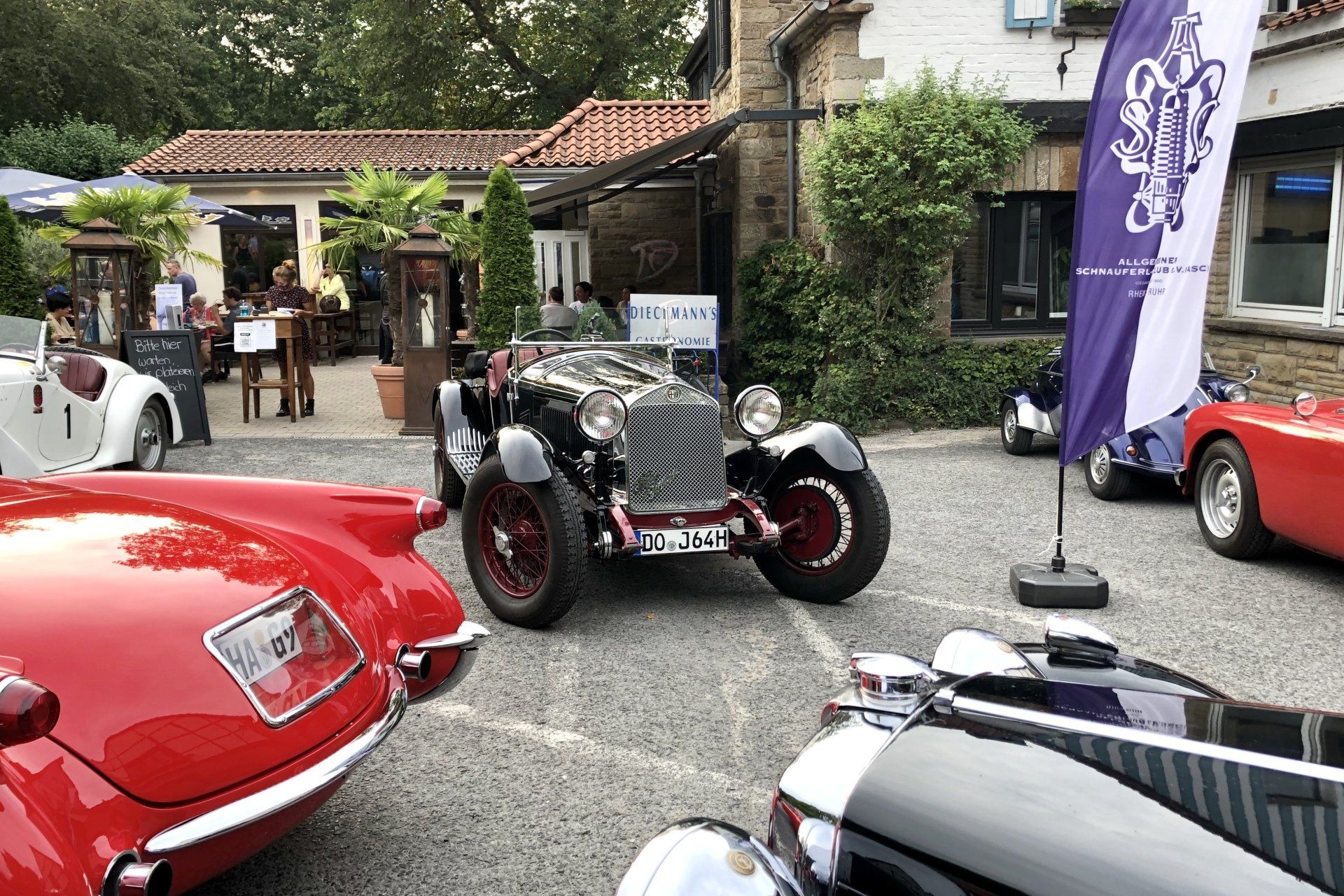 Vorkriegs Alfa Romeo beim Clubabend