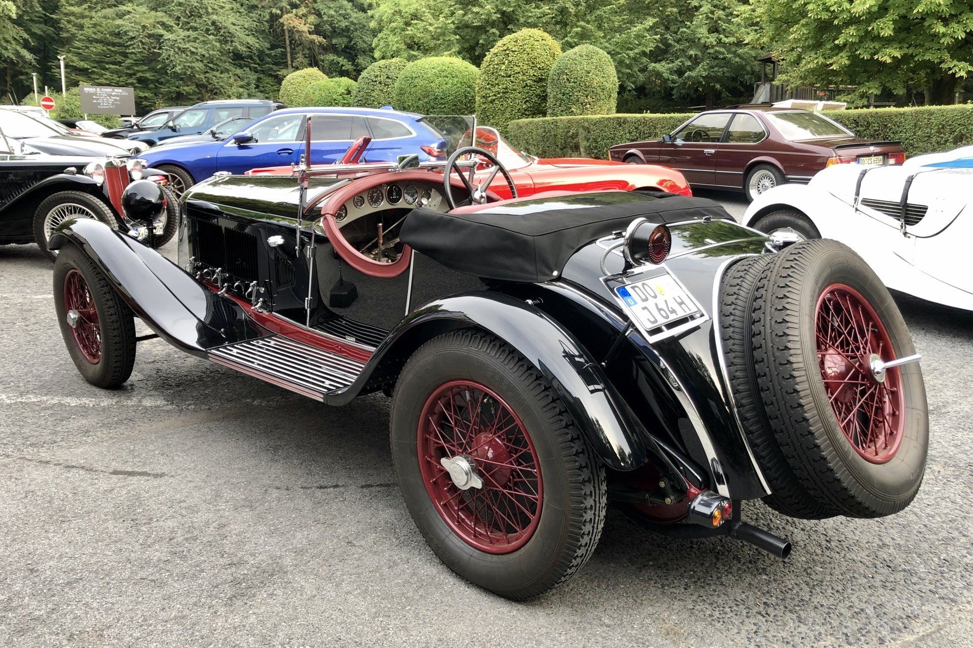 Vorkriegs Alfa Romeo als offener Zweisitzer