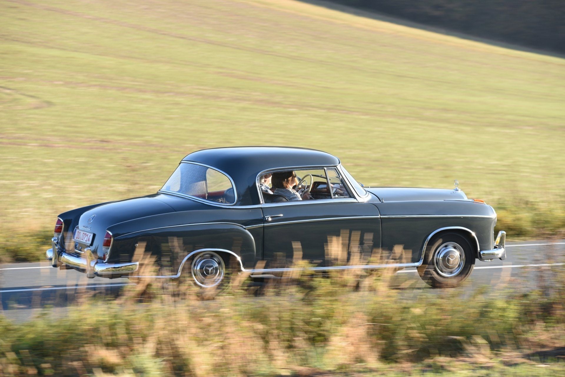 Elegantes Mercedes Coupe der 50er Jahre