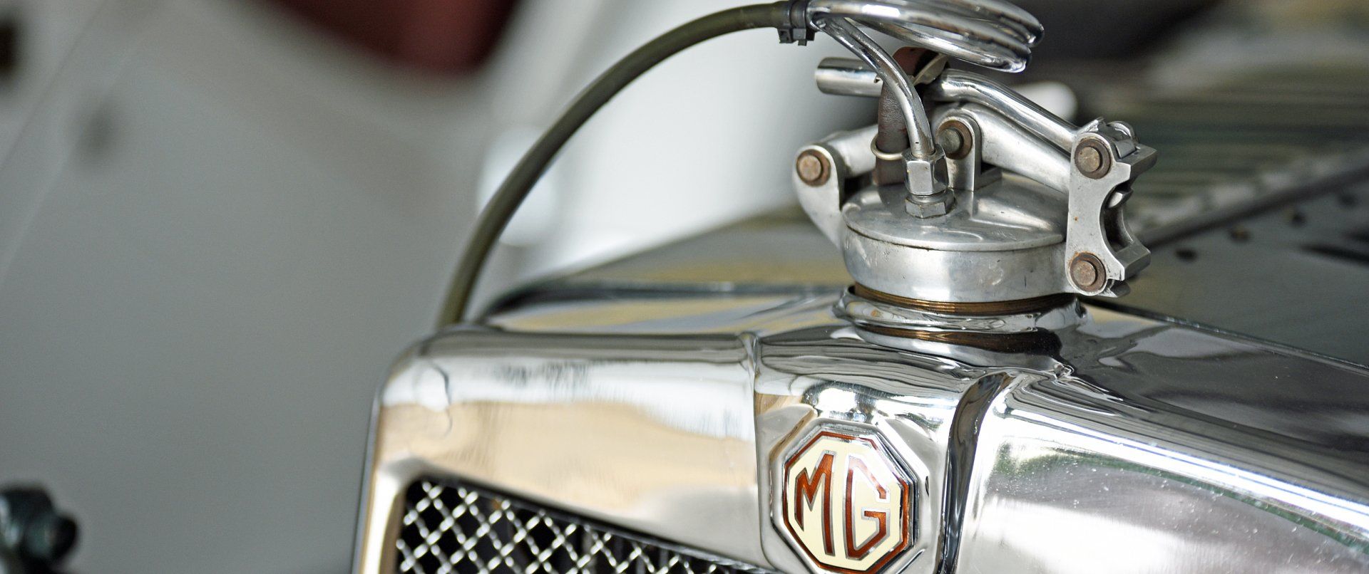 MG Kühlerverschluss Detail