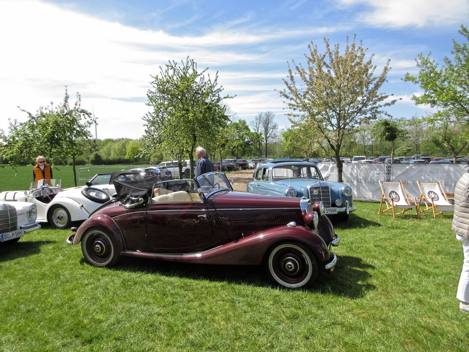 Mercedes Cabriolet bei der Landpartie Gut Kump 2026