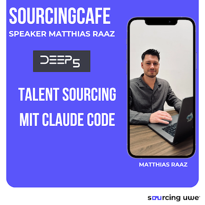 SourcingCafe Thema Talent Sourcing mit Claude Code
