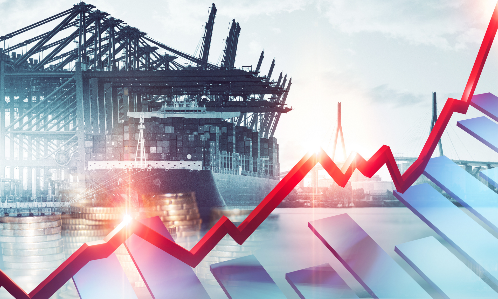 Diagramm, welches nach oben geht