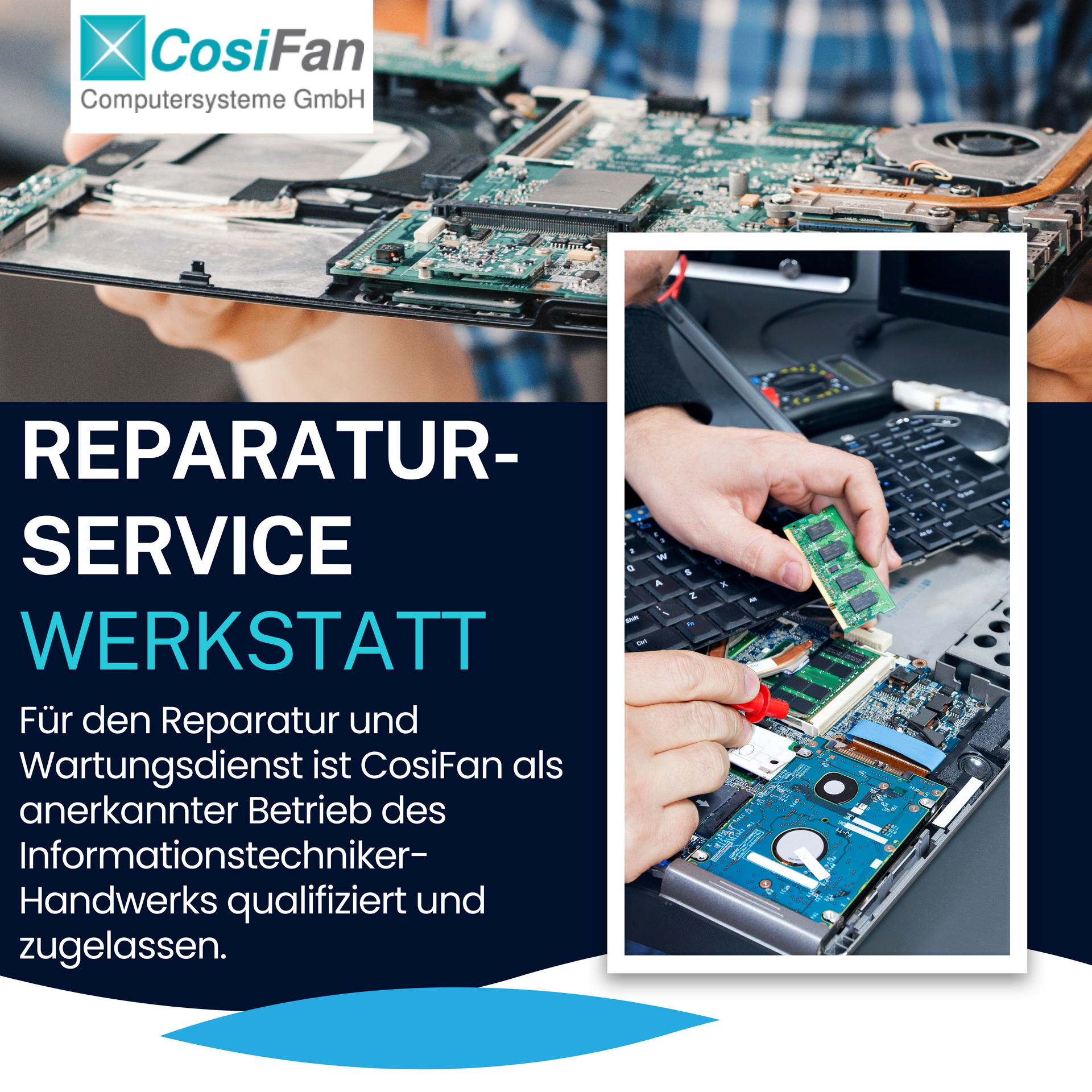 Reparatur-Service der Werkstatt