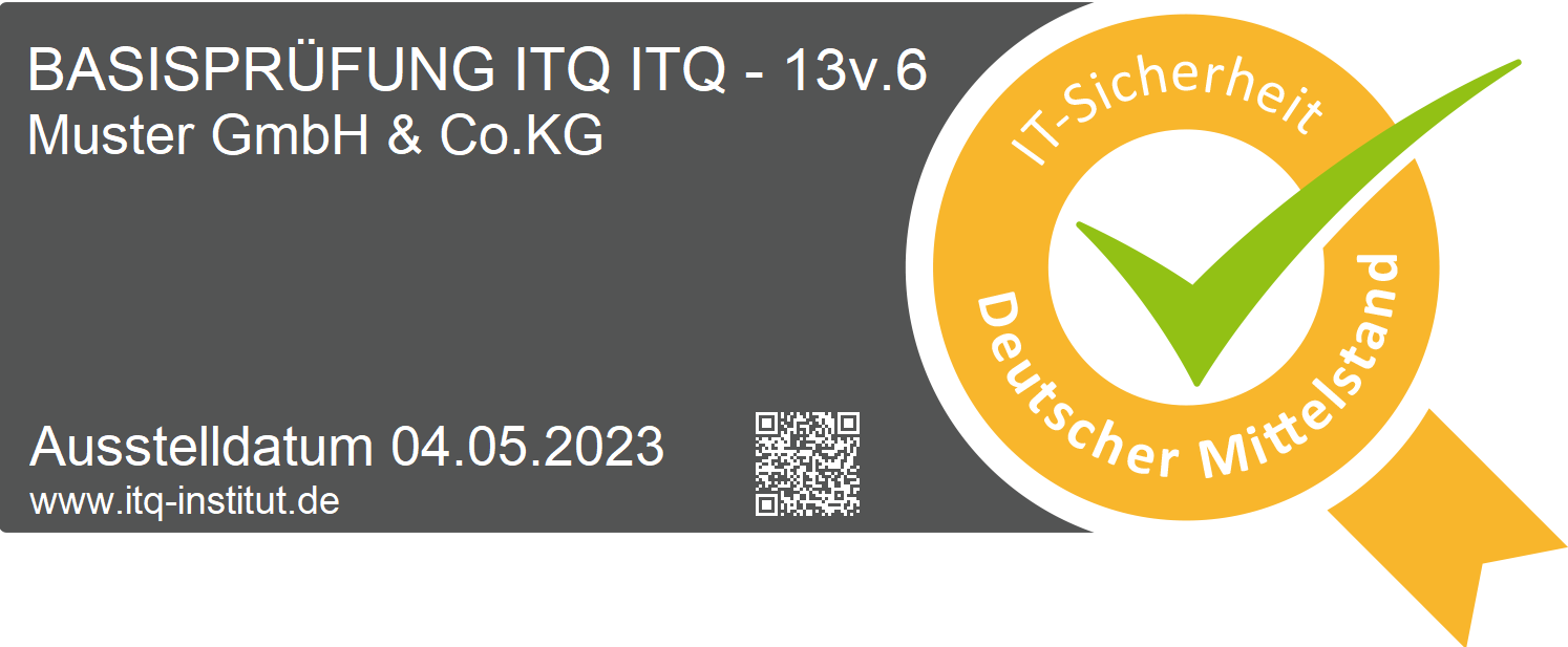 Basisprüfung ITQ Siegel