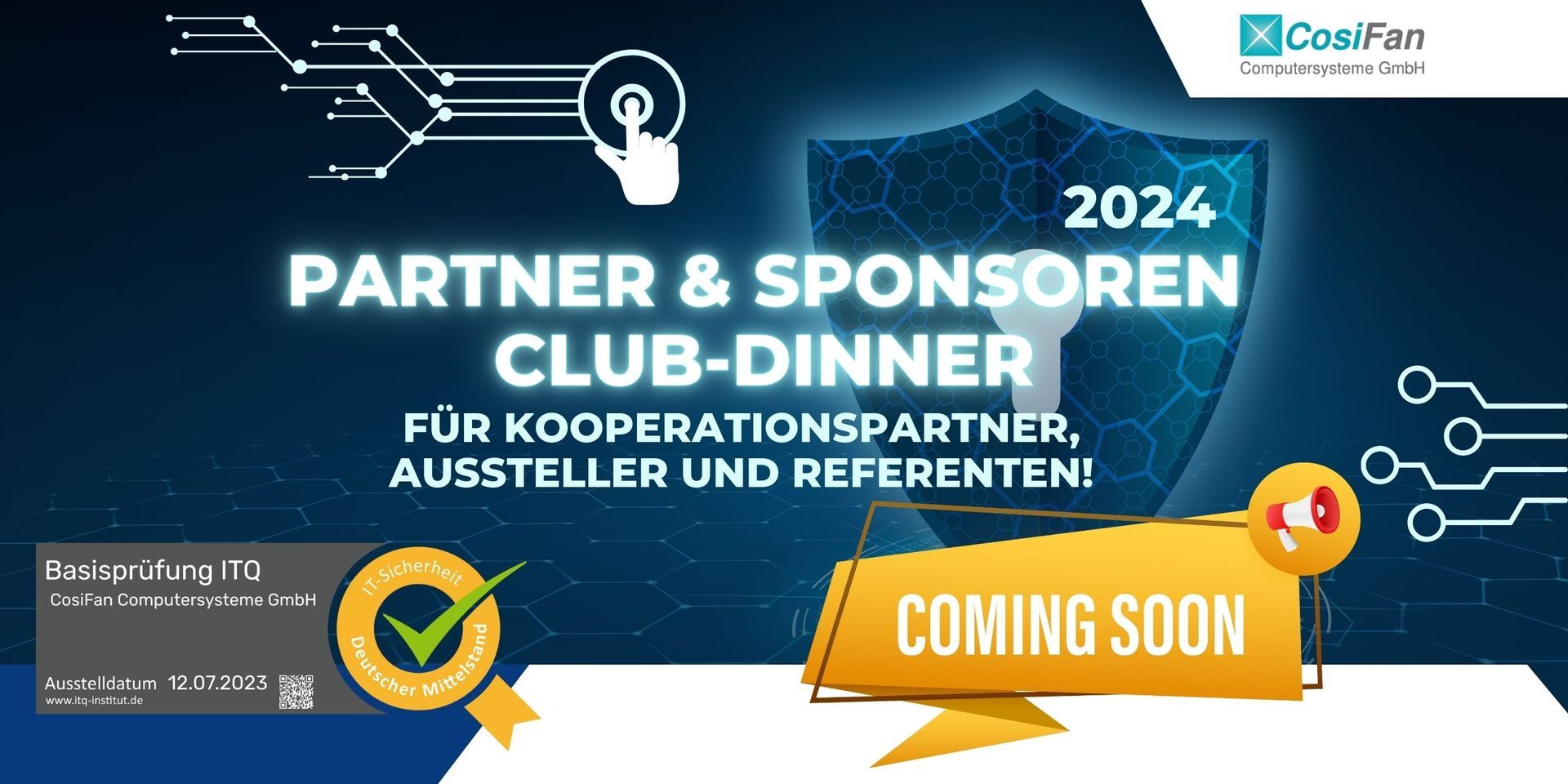 Partner & Sponsoren Club-Dinner 2024