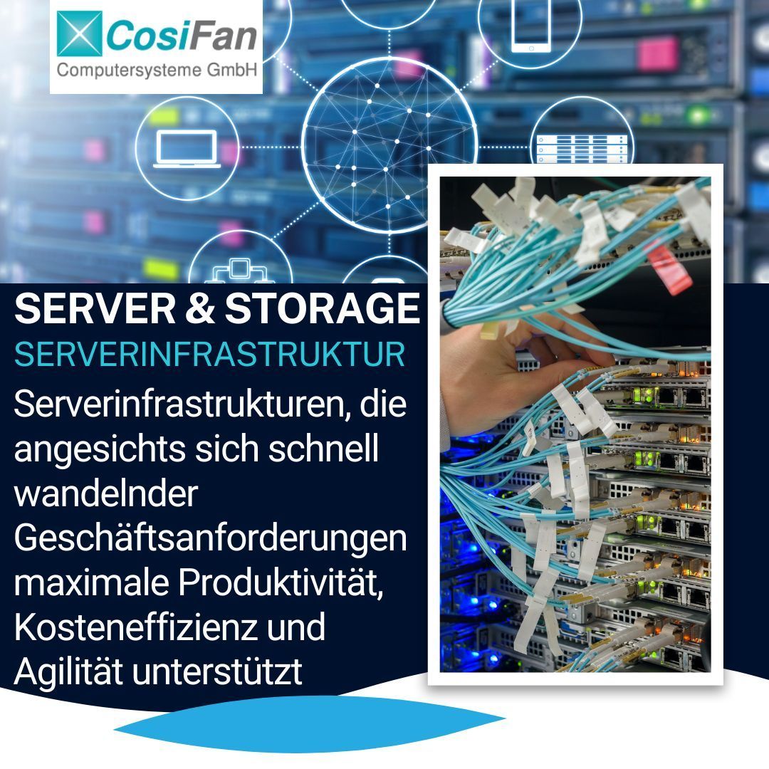 Serverinfrastruktur der Server & Storages