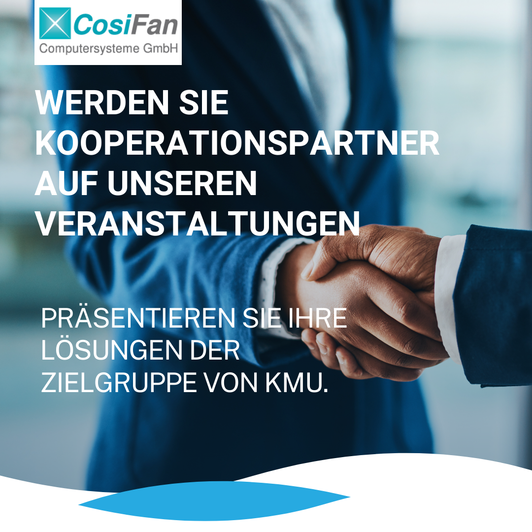 Werden Sie Kooperationspartner auf unseren Veranstaltungen