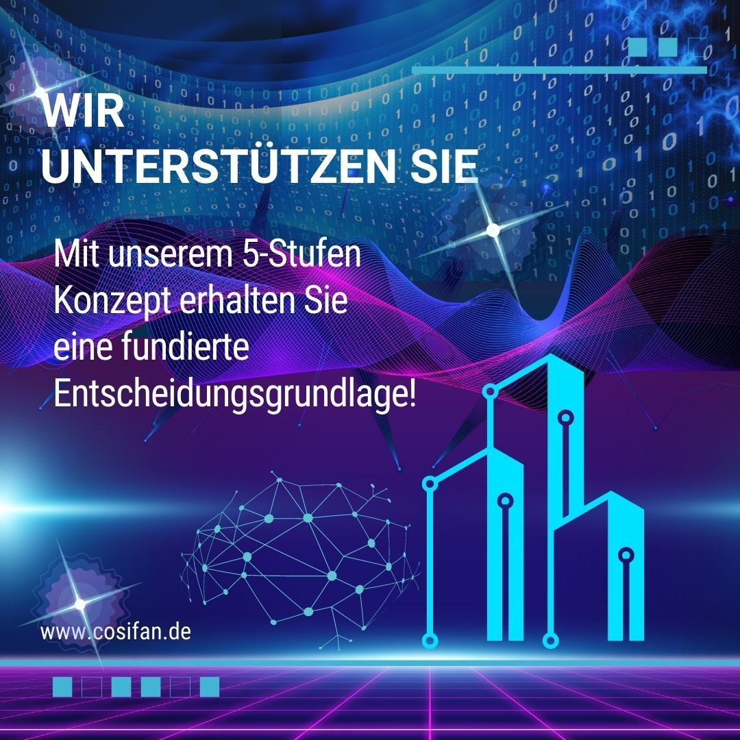 Wir unterstützen Sie - Mit unserem 5-Stufen-Konzept erhalten Sie eine fundierte Entscheidungsgrundlage!