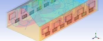 Grafik für: ANSYS Fluent HPC-Cluster für HVAC