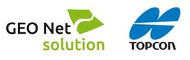 GeoNet und Topcon Logo