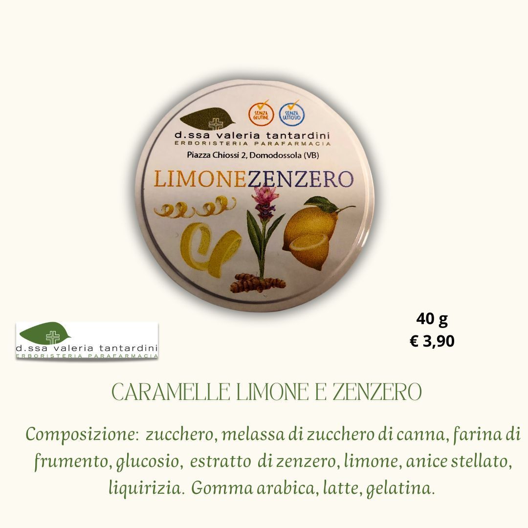 Caramelle limone e zenzero
