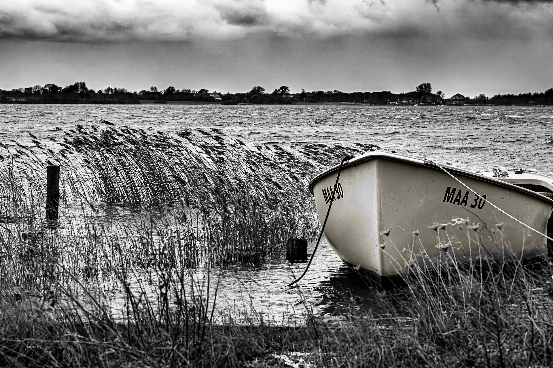 MAA 30, Fotografie von Thomas Hartstang MAA 30, Fischerkahn Maasholm, Schlei, Fotografie von Thomas Hartstang, Atelier Südereiche