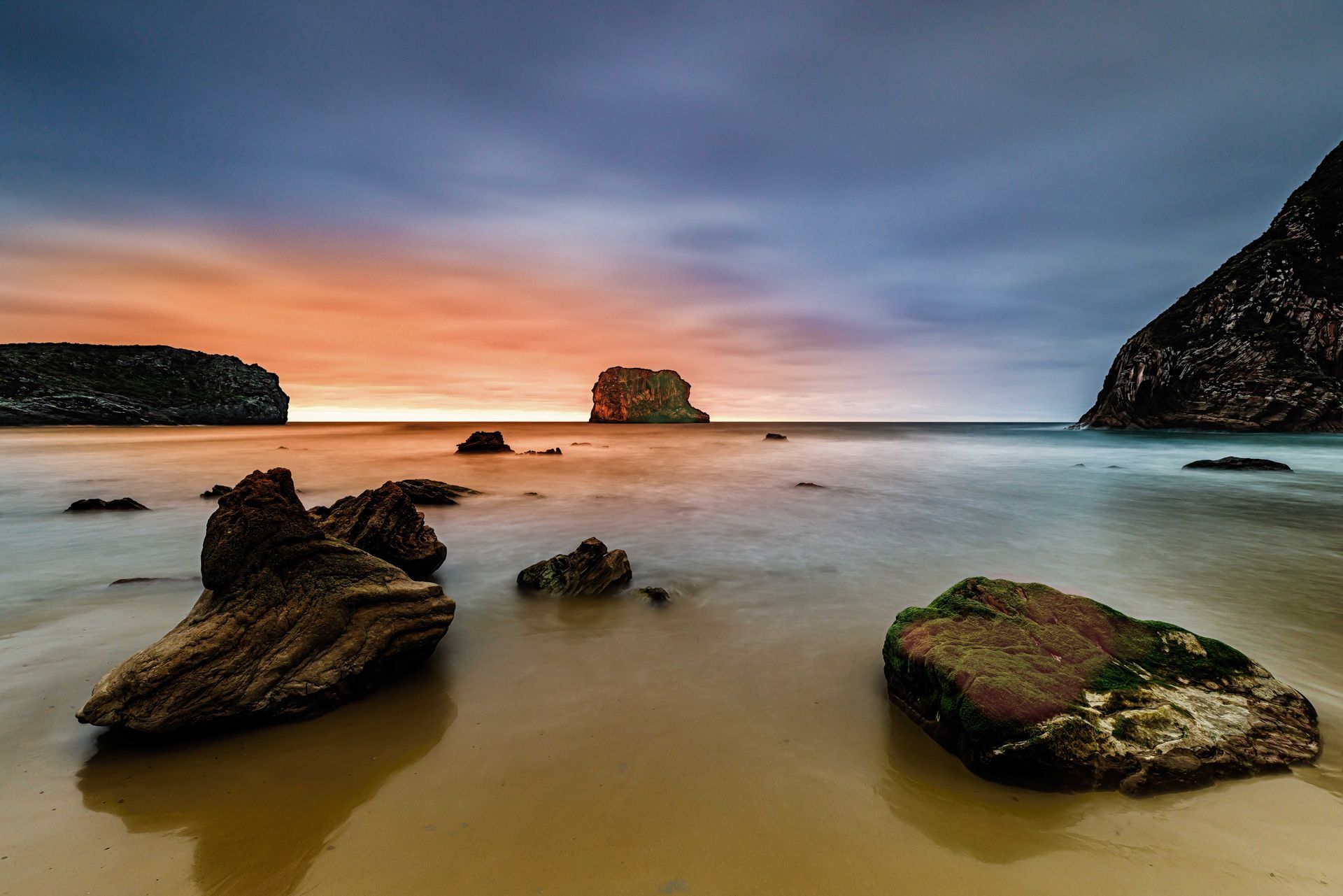 Playa de Ballota, Fotografie, ein Fine Art Druck aus der Limited Edition Serie von Thomas Hartstang, Suedereiche.Art, Spanien, Asturien, Kantabrien, Küste