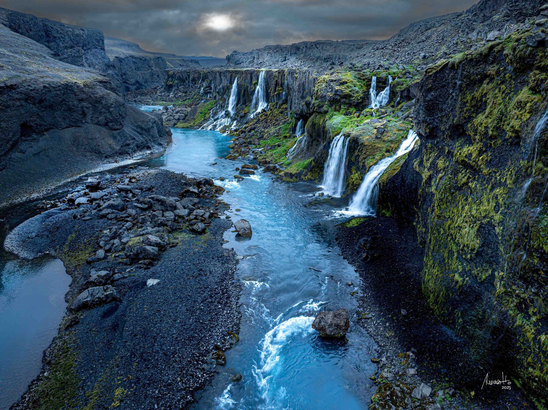 Sigöldugljúfur, Fotografie, ein Fine Art Druck aus der Limited Edition Serie von Thomas Hartstang, Suedereiche.Art, Island, Wasserfall