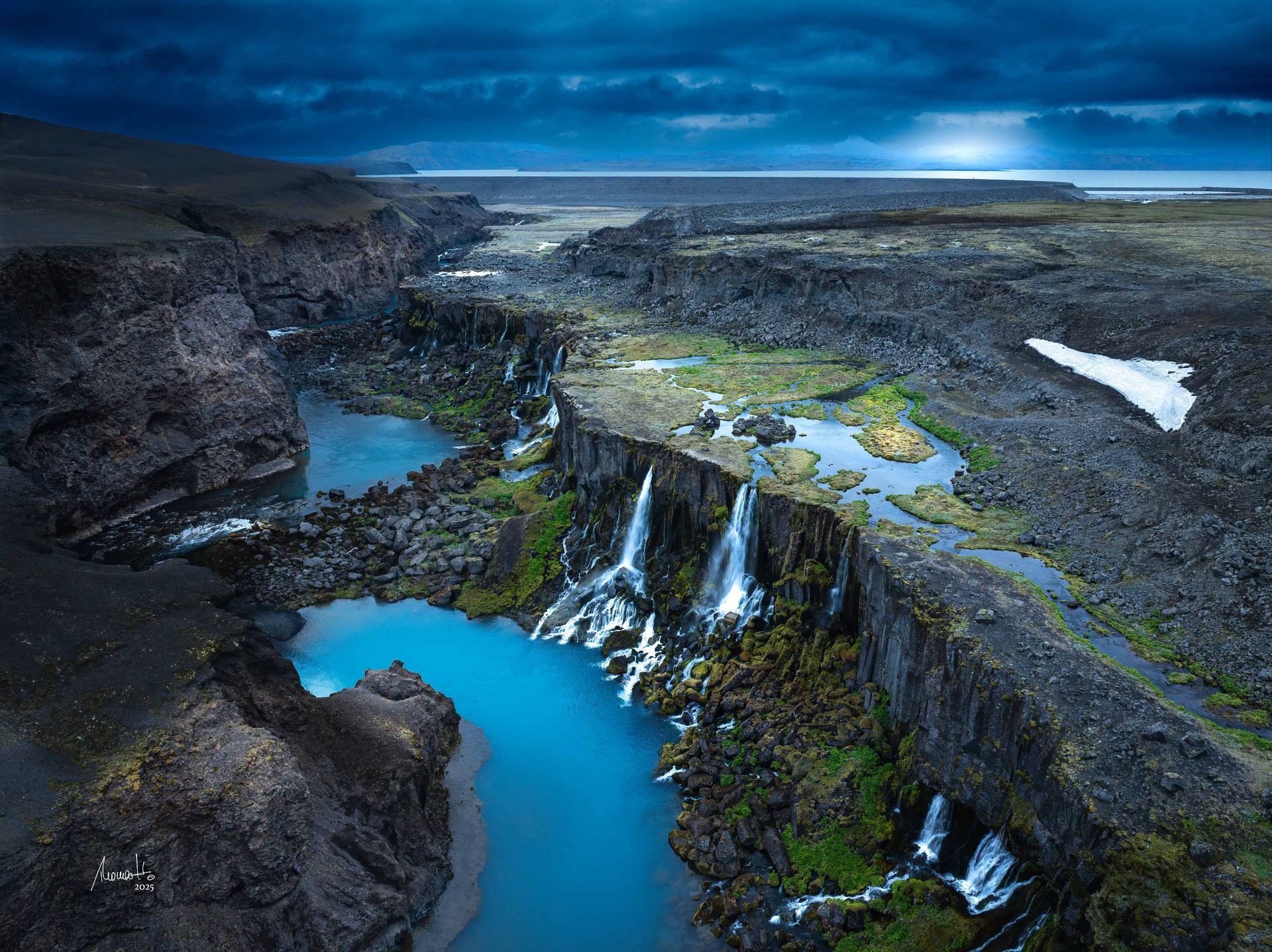 Sigöldugljúfur V, prämierte Fotografie von Thomas Hartstang, südereiche.art, Drohne, Island, Landschaftsfotografie, fine art fotografie