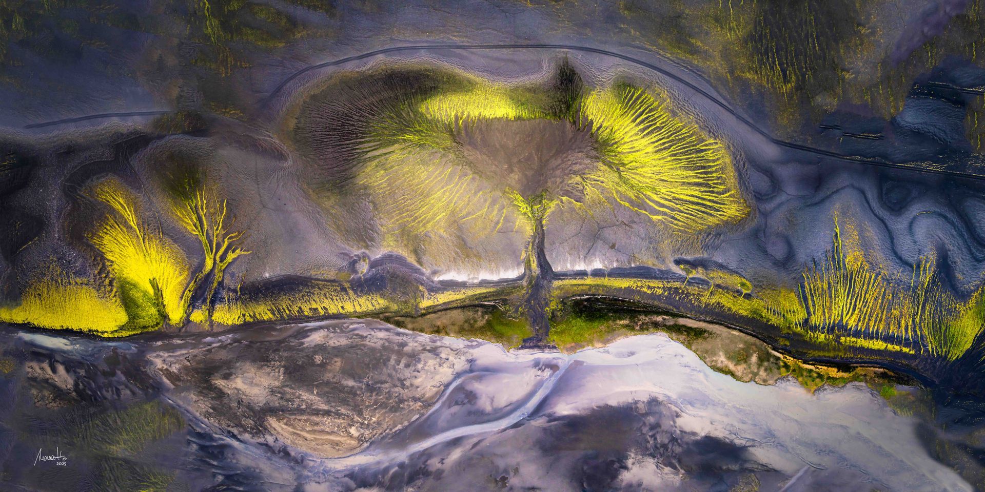 Synthesis of Life, eine Fotografie von Thomas Hartstang, suedereiche.art, Island, Hochland, Vulkan, Strukturfoto, Shop