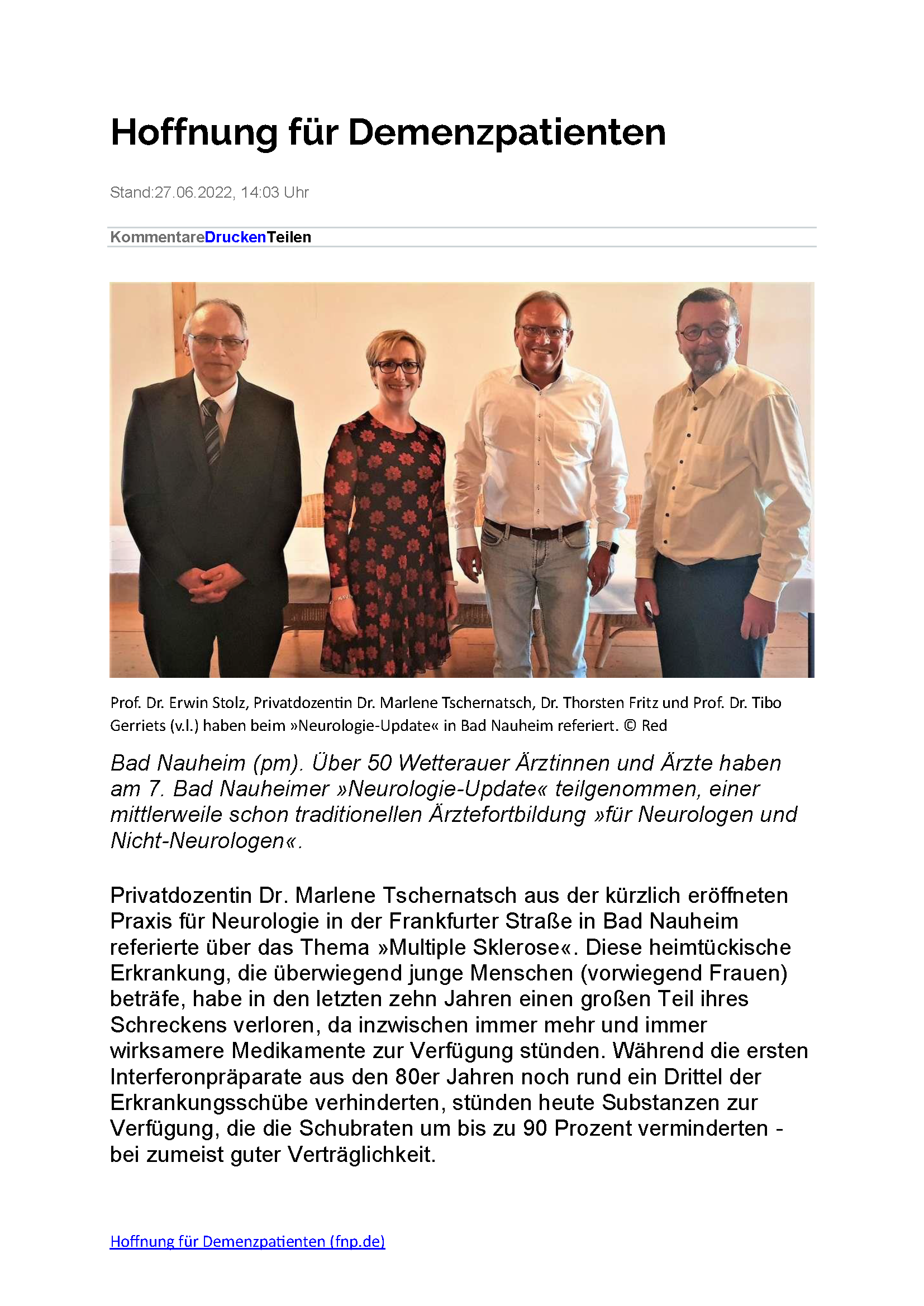 Die dicke Hummel, Wetterauer Zeitung, Mai 2022