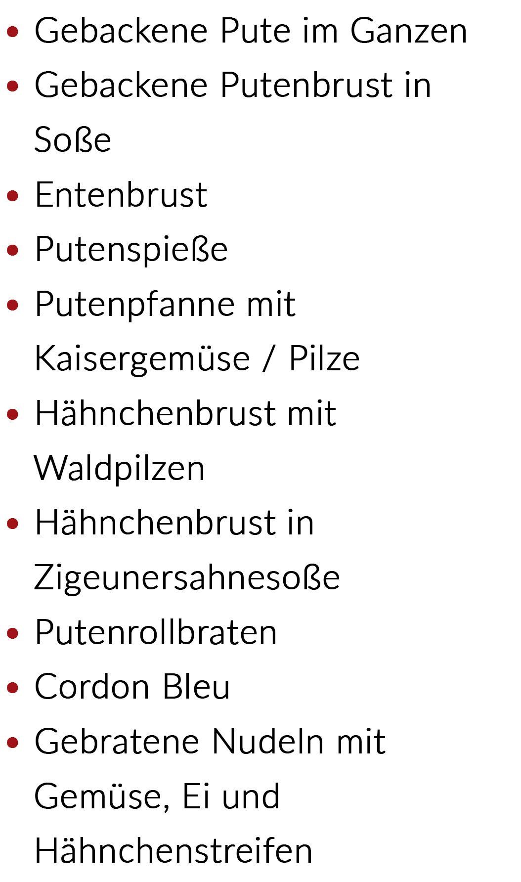 Partyservice Geflügel Fleischerei Hein Mügeln
