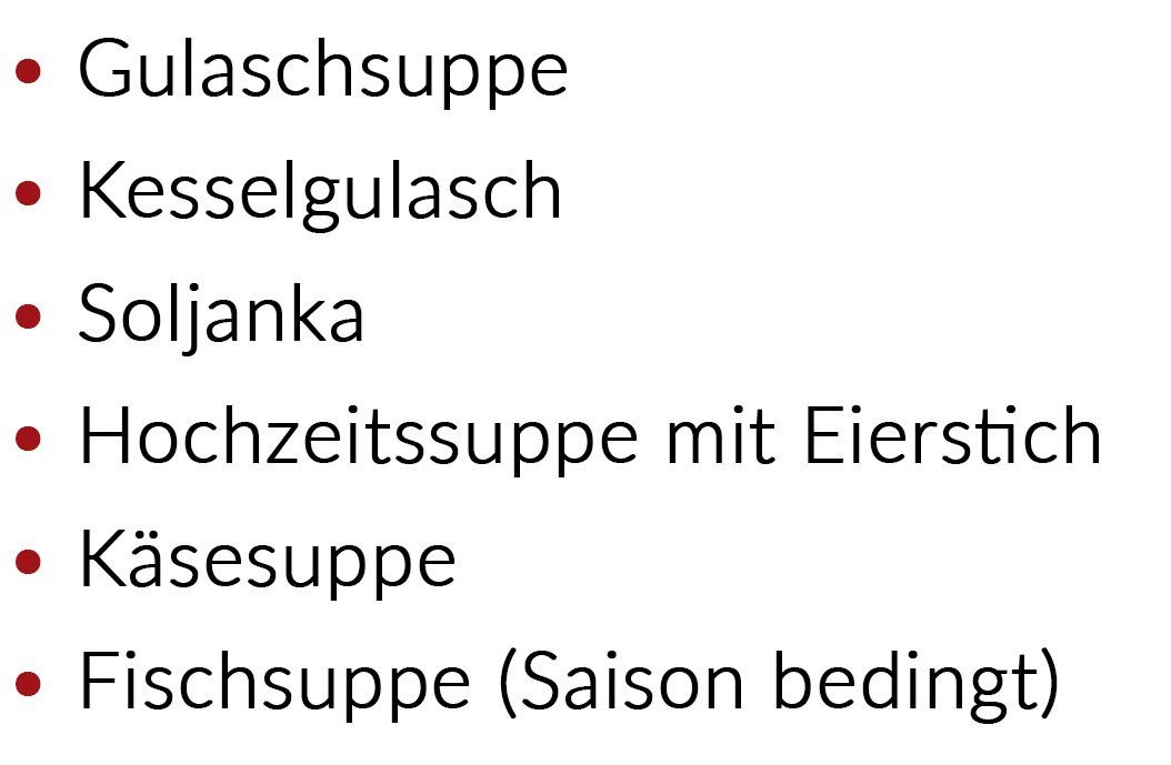 Partyservice Suppen Fleischerei Hein Mügeln