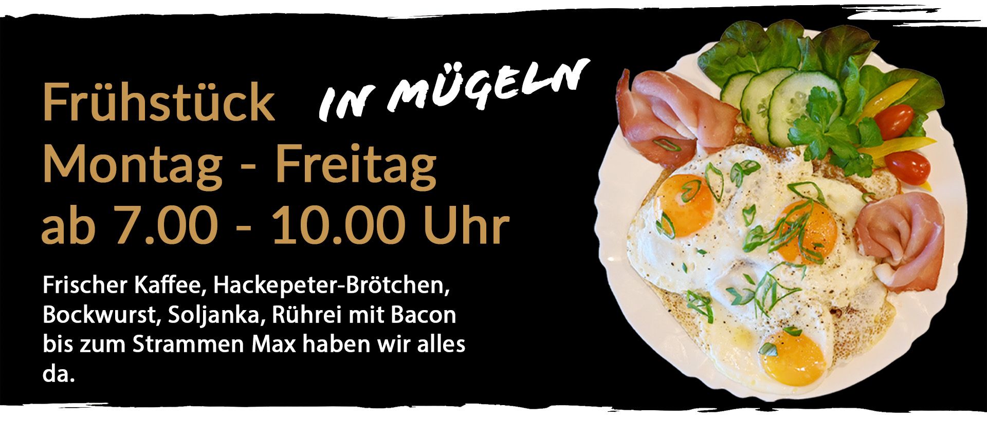 Frühstücksangebot Fleischerei Hein Filiale Mügeln