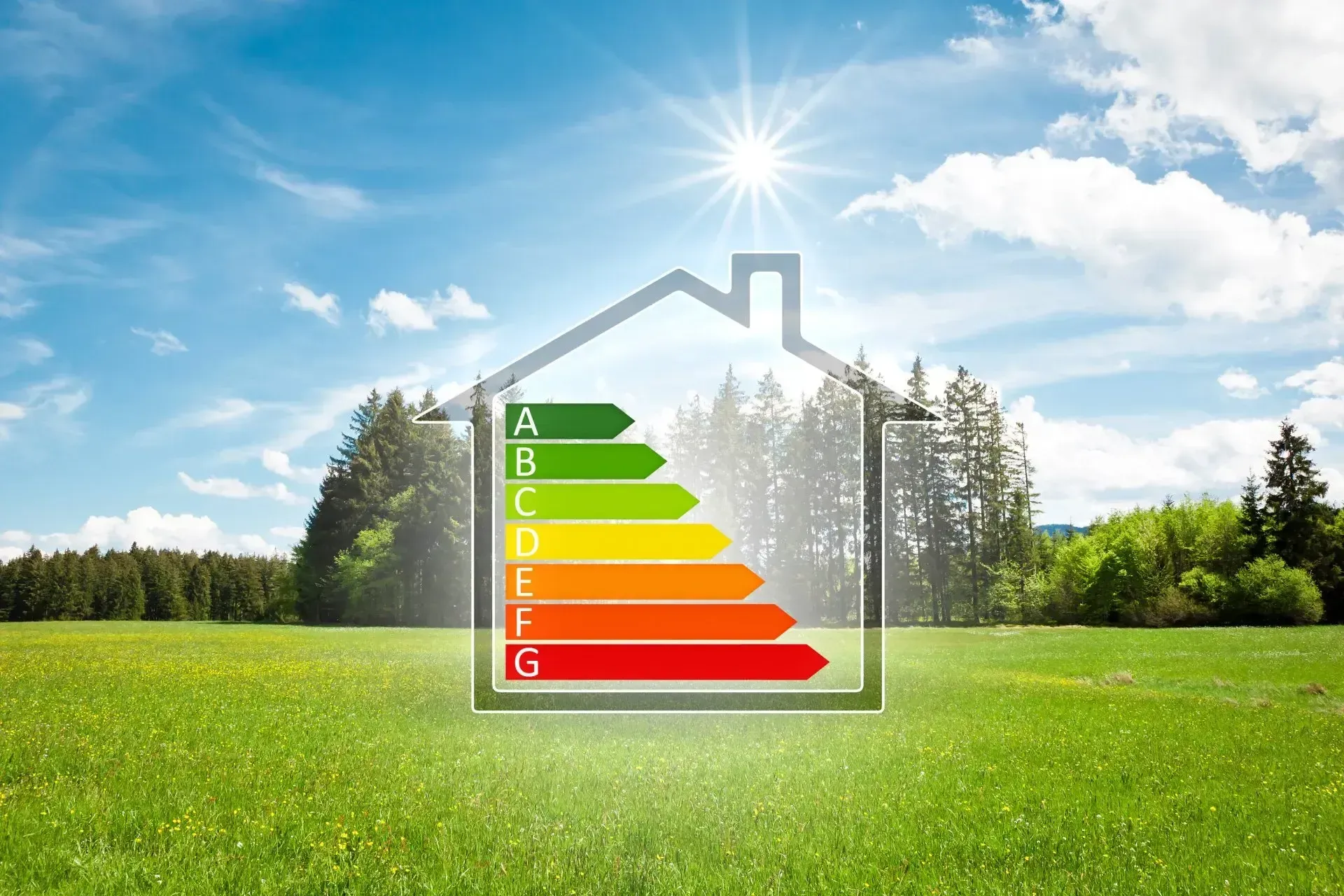 Energieeffizienz Klassen des Gebäudes