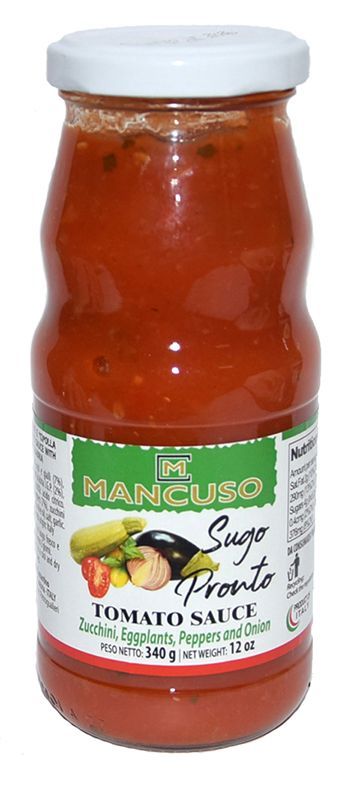 MANCUSO1976 - Sugo Pronto con Verdure Giambotta - italian tomato sauce MANCUSO1976 - Sugo Pronto con Verdure Giambotta - italian tomato sauce