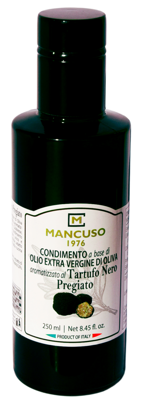 Condimento al Tartufo, olio di oliva al Tartufo, prodotti calabresi, Tartufo nero pregiato calabrese