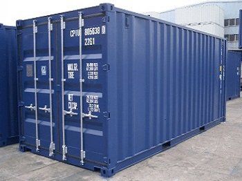 transporte a Estonia de contenedor marítimo Dry Van 20, 40 pies desde España para carga seca.