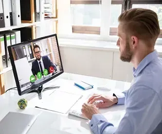 Video llamada de asesoría en comercio Internacional