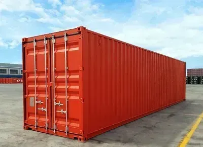 Contenedor marítimo de carga seca Dry Van para exportación a Reino Unido - Sacex Logística.