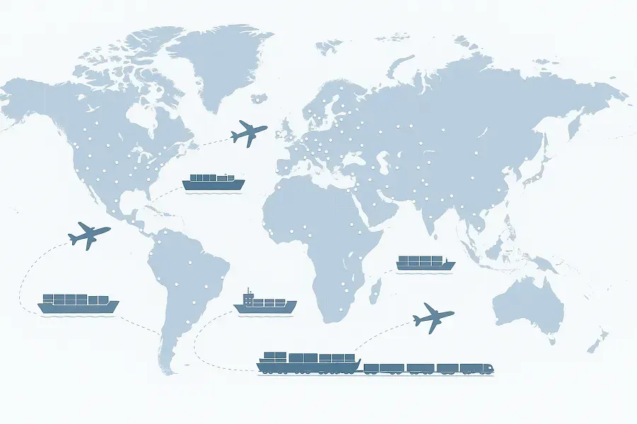 transporte-mundial-mercancias-maritimo-aereo