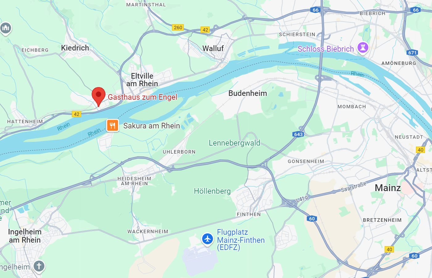 Link zu Google Maps Ihr Weg zu uns, Routenplaner